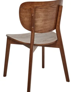 Set di 2 sedie da pranzo OVERLY Legno Marrone