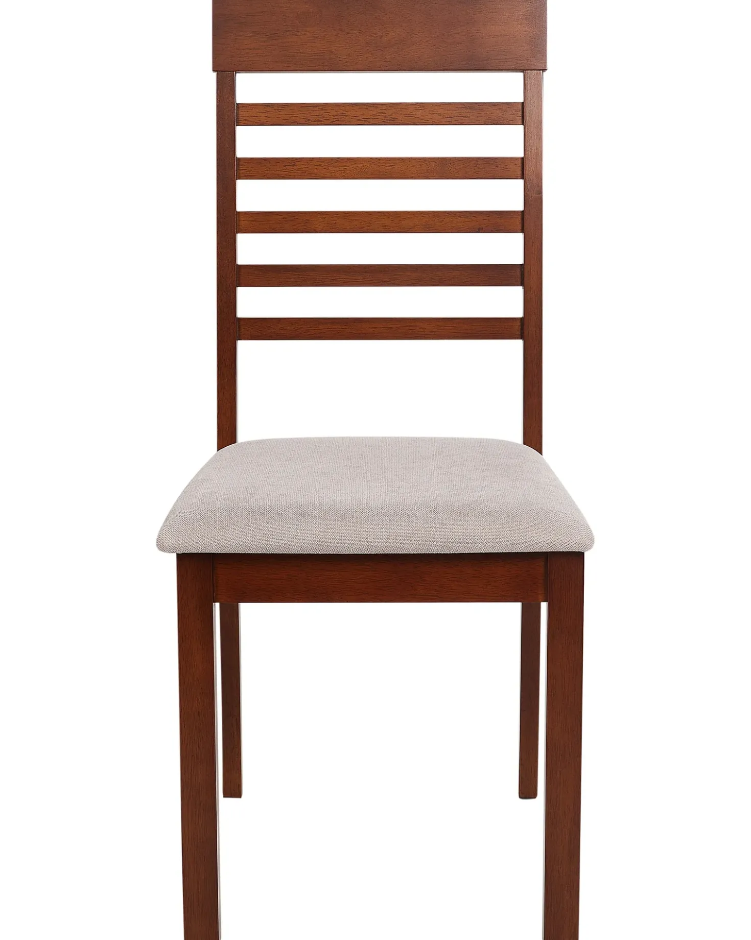 Set di 2 sedie da pranzo ORTLEY Legno Marrone scuro/Tortora