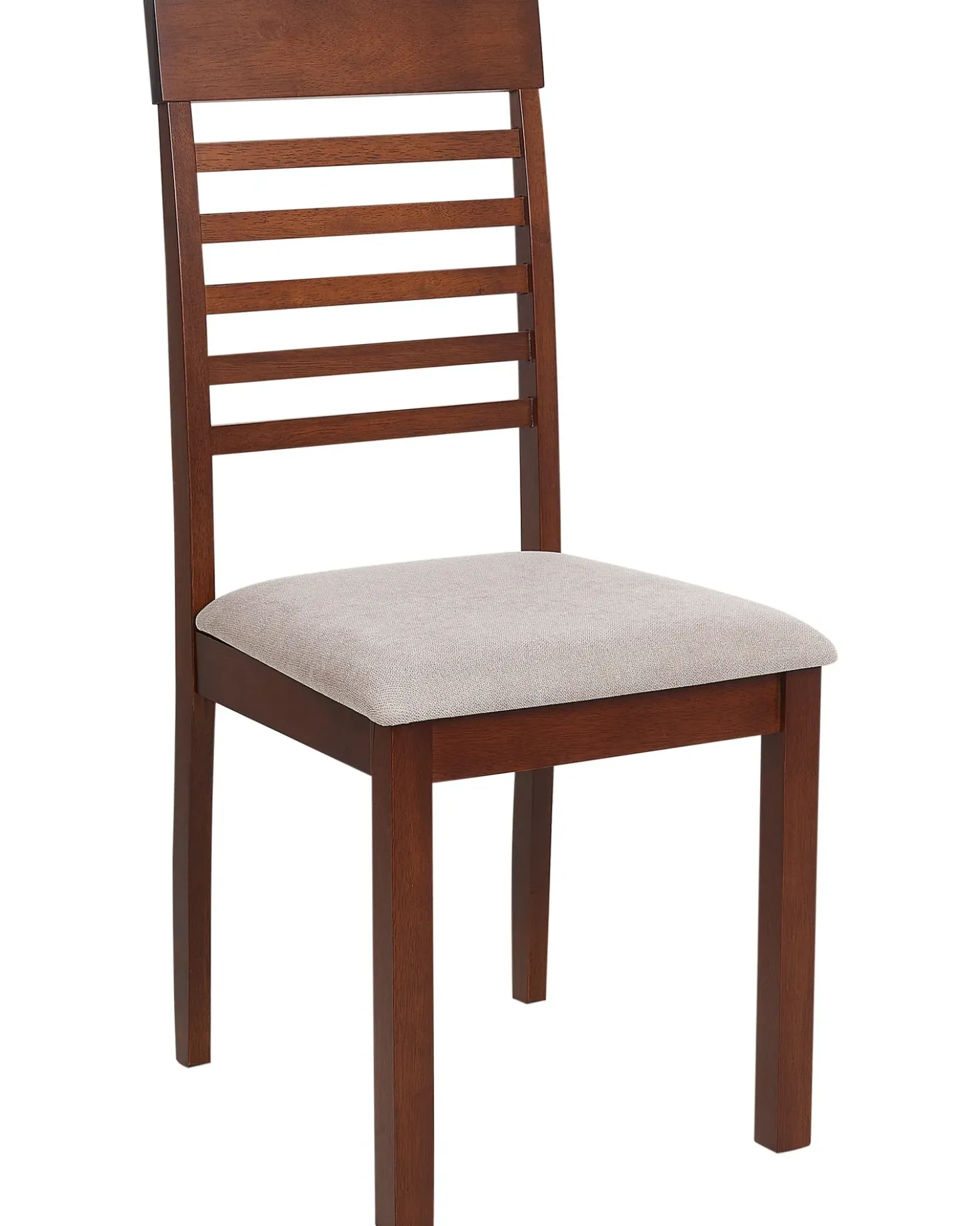 Set di 2 sedie da pranzo ORTLEY Legno Marrone scuro/Tortora
