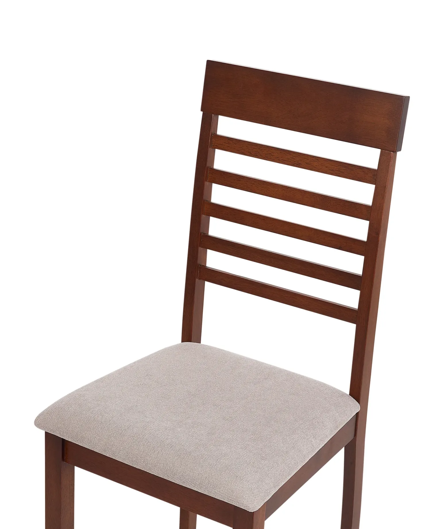 Set di 2 sedie da pranzo ORTLEY Legno Marrone scuro/Tortora