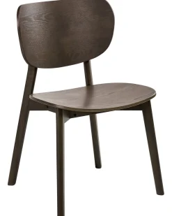 Set di 2 sedie da pranzo OVERLY Legno Marrone scuro