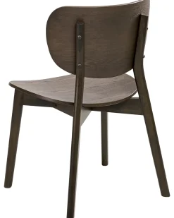 Set di 2 sedie da pranzo OVERLY Legno Marrone scuro