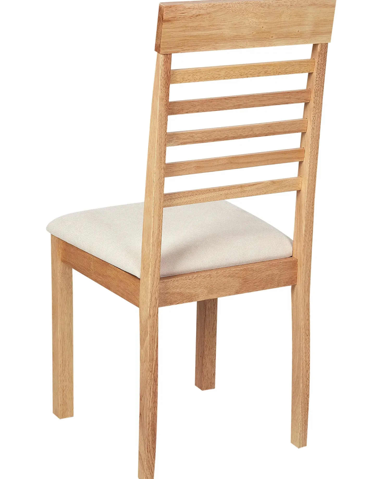 Set di 2 sedie da pranzo ORTLEY Legno Marrone chiaro/Beige