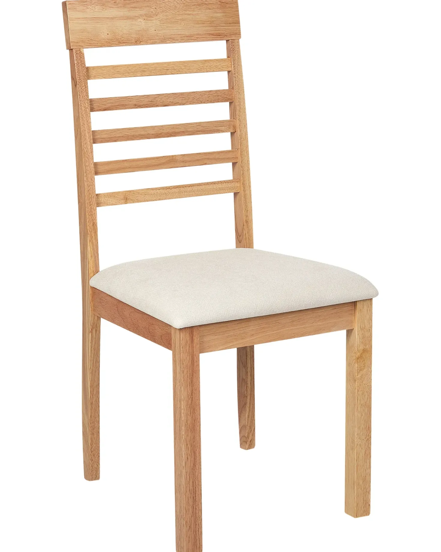Set di 2 sedie da pranzo ORTLEY Legno Marrone chiaro/Beige