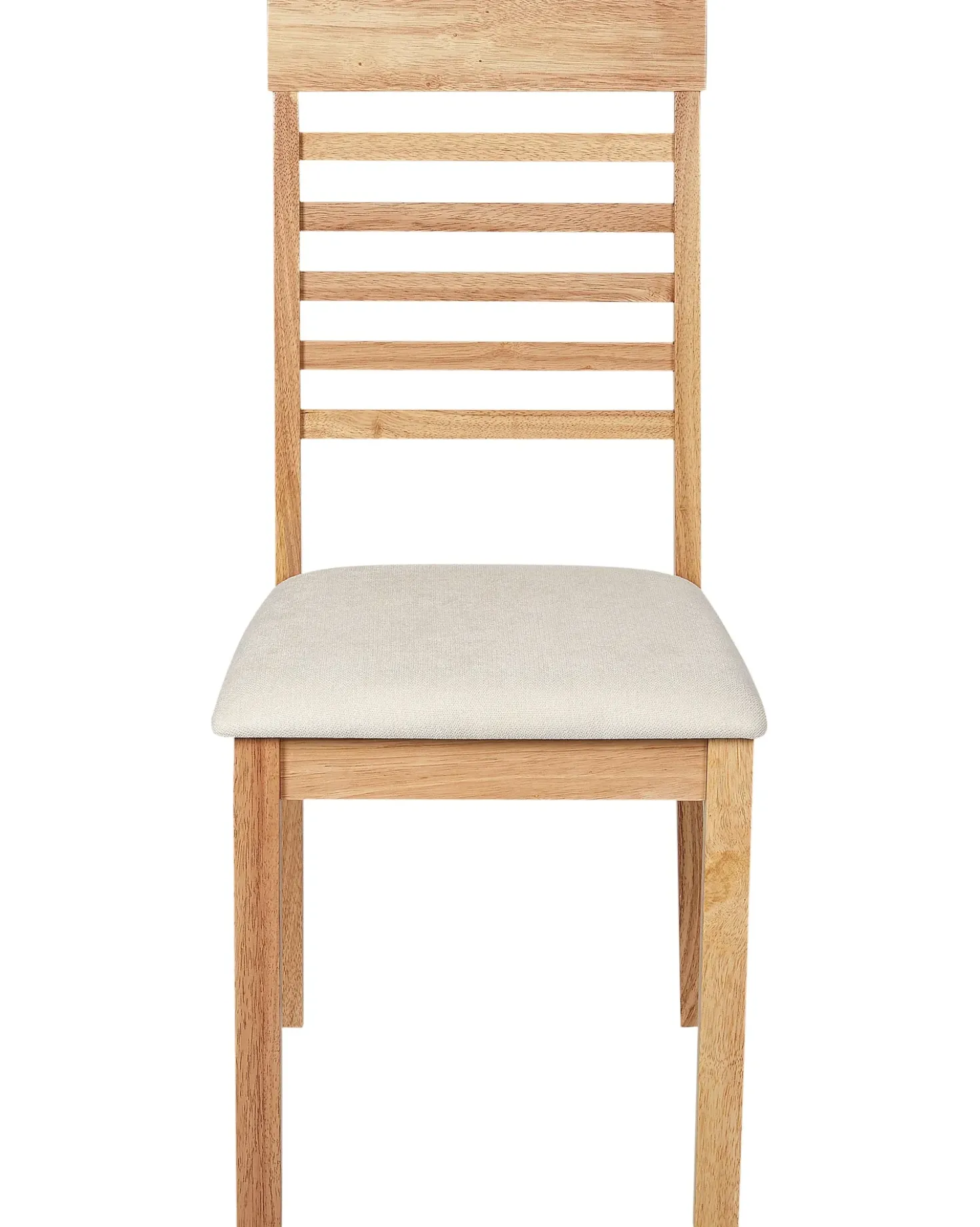 Set di 2 sedie da pranzo ORTLEY Legno Marrone chiaro/Beige