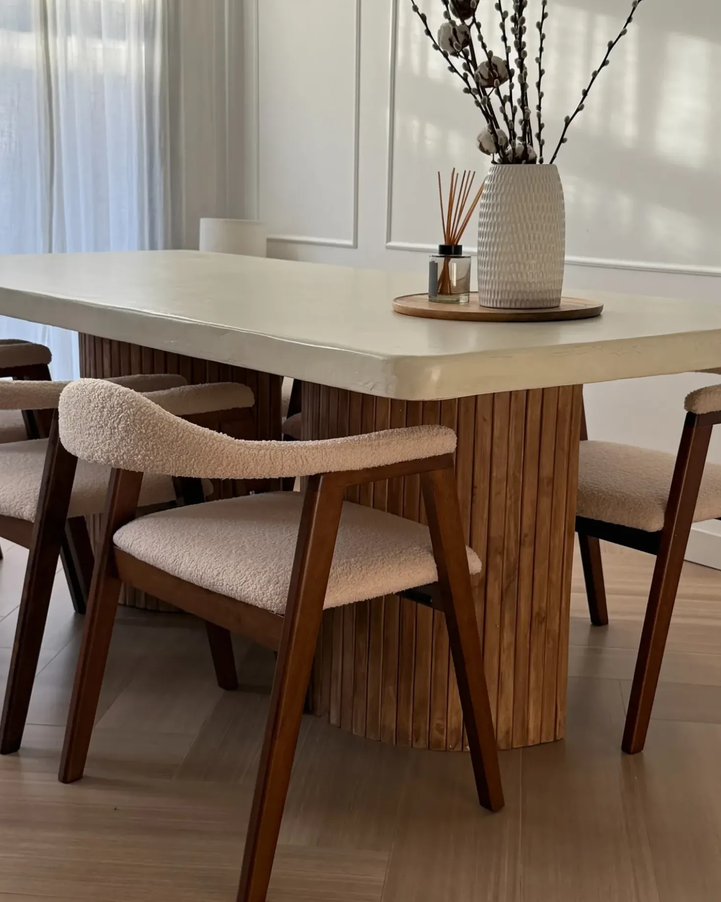 Set di 2 sedie da pranzo ONECO Legno Marrone scuro