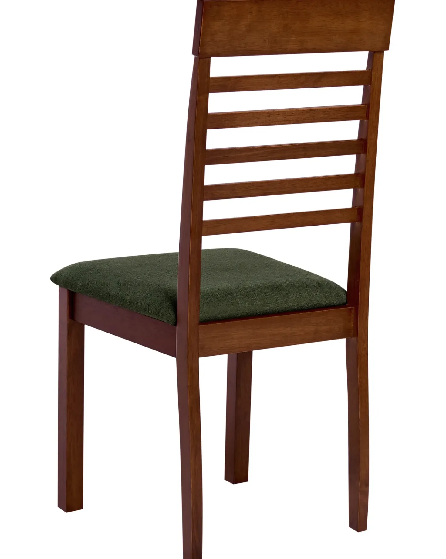 Set di 2 sedie da pranzo ORTLEY Legno Marrone scuro/Verde