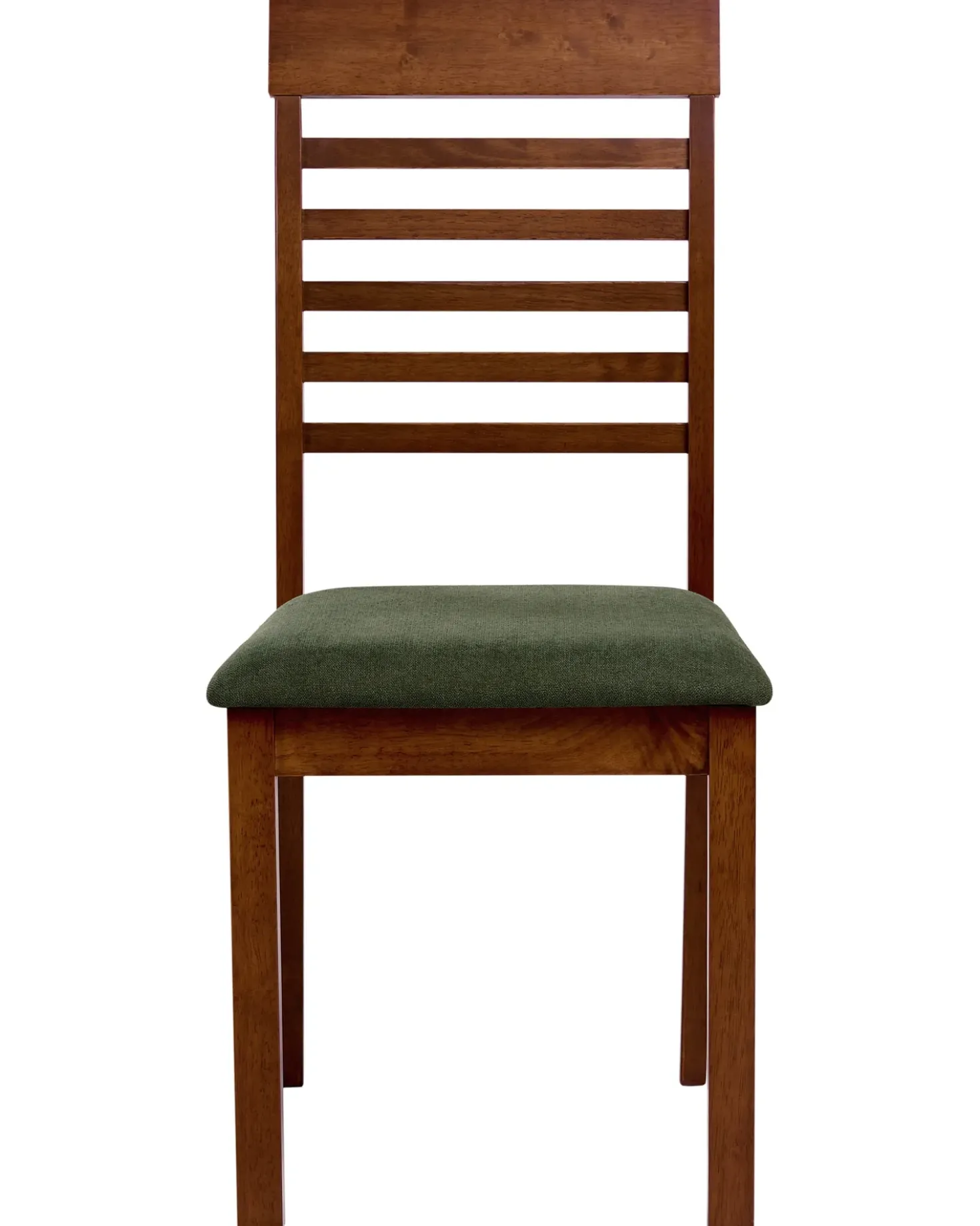 Set di 2 sedie da pranzo ORTLEY Legno Marrone scuro/Verde