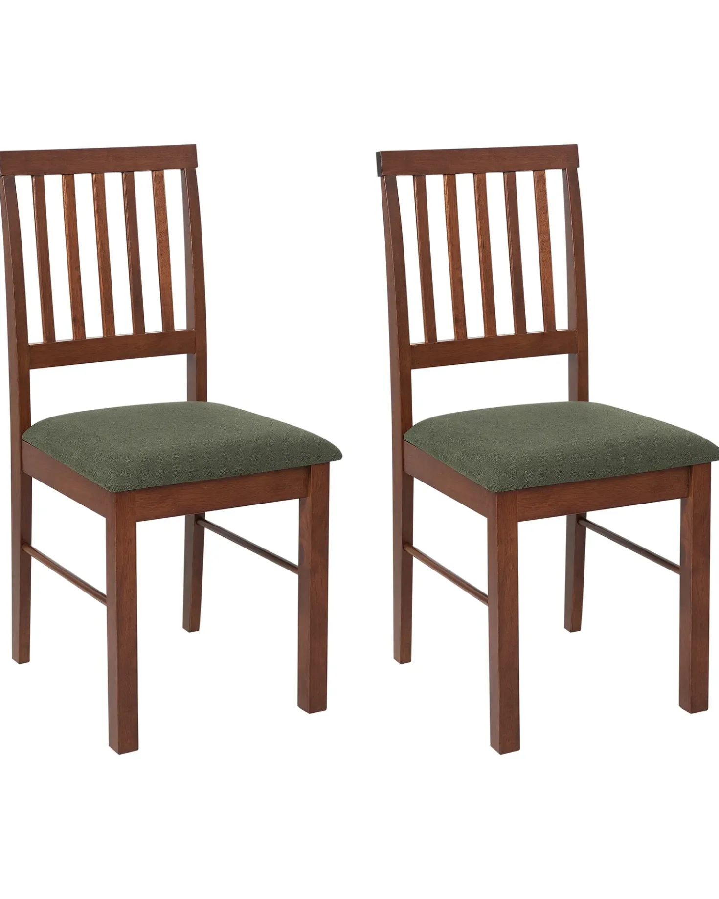 Set di 2 sedie da pranzo ORONO Legno Marrone scuro