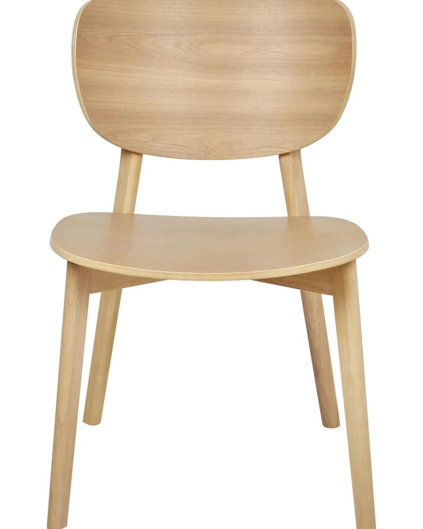 Set di 2 sedie da pranzo OVERLY Legno Marrone chiaro