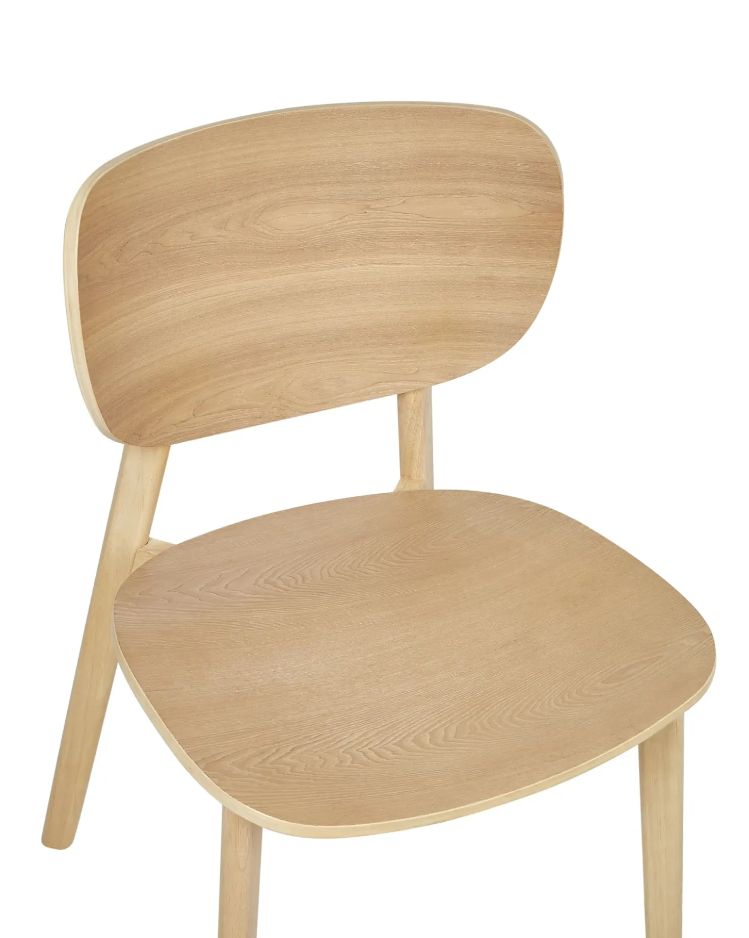 Set di 2 sedie da pranzo OVERLY Legno Marrone chiaro