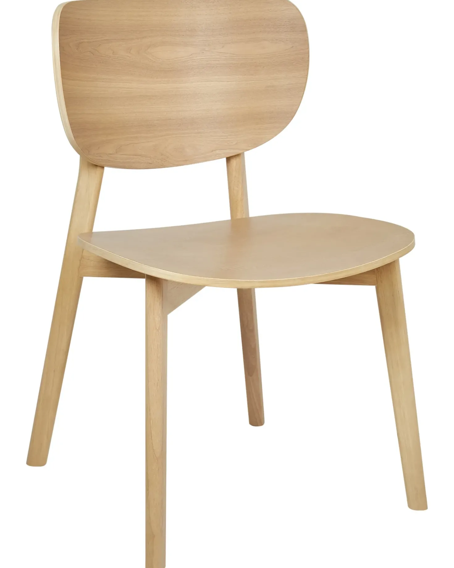 Set di 2 sedie da pranzo OVERLY Legno Marrone chiaro