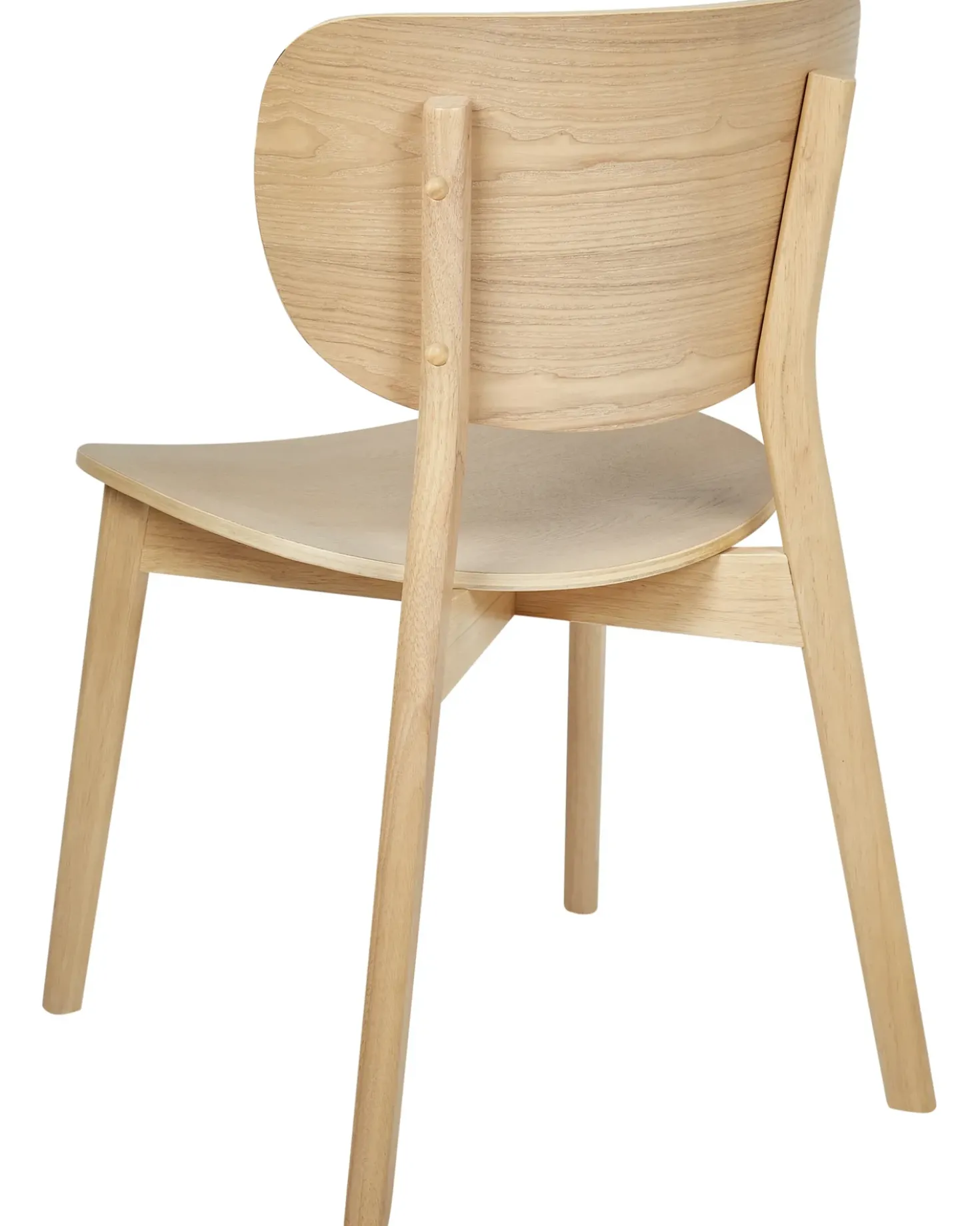 Set di 2 sedie da pranzo OVERLY Legno Marrone chiaro