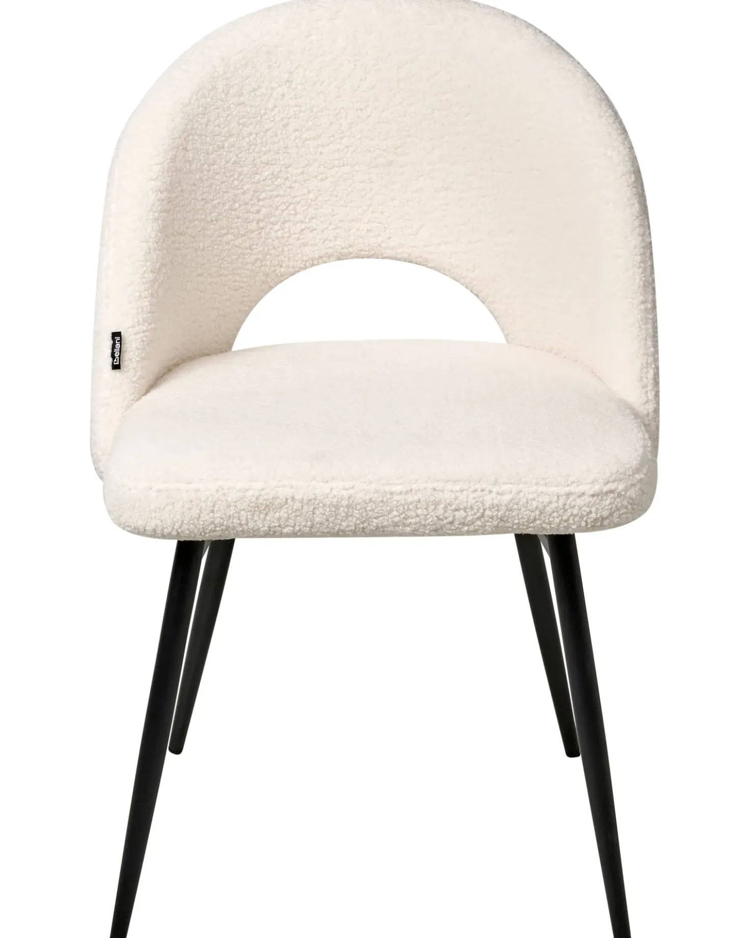 Set di 2 sedie da pranzo ONAGA Bouclé Bianco