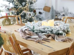 Set di 4 sedie da pranzo Pieghevole TRENTOR Bambù Naturale
