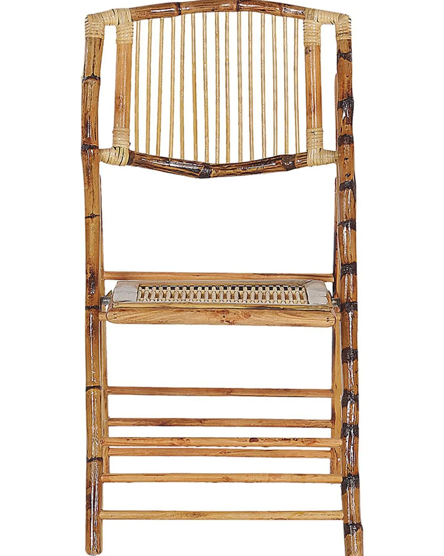 Set di 4 sedie da pranzo Pieghevole TRENTOR Bambù Naturale