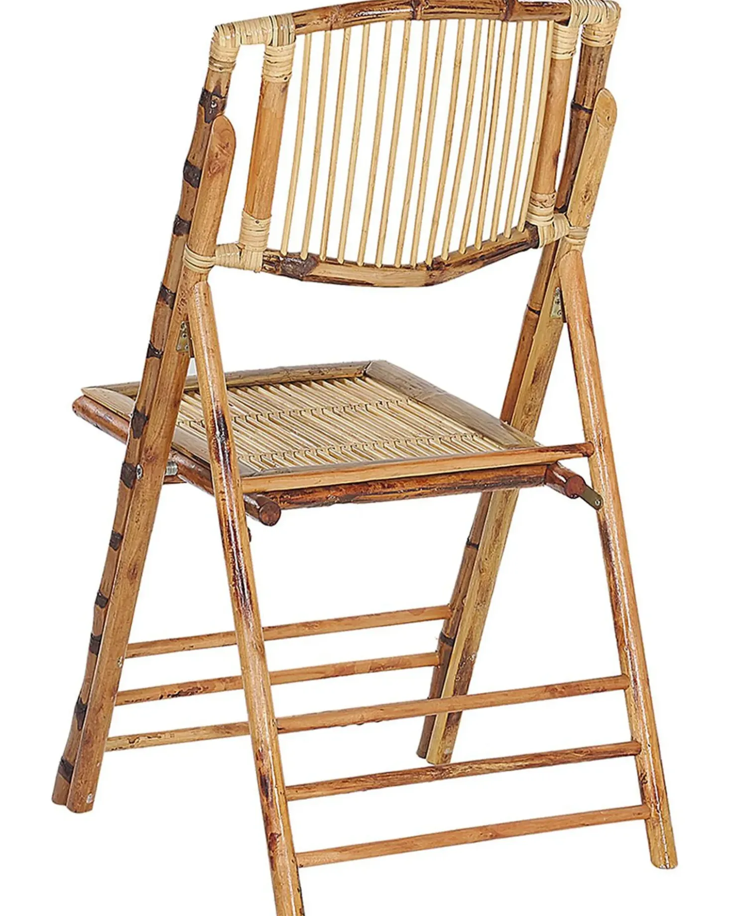 Set di 4 sedie da pranzo Pieghevole TRENTOR Bambù Naturale