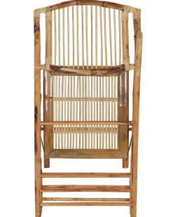 Set di 4 sedie da pranzo Pieghevole TRENTOR Bambù Naturale