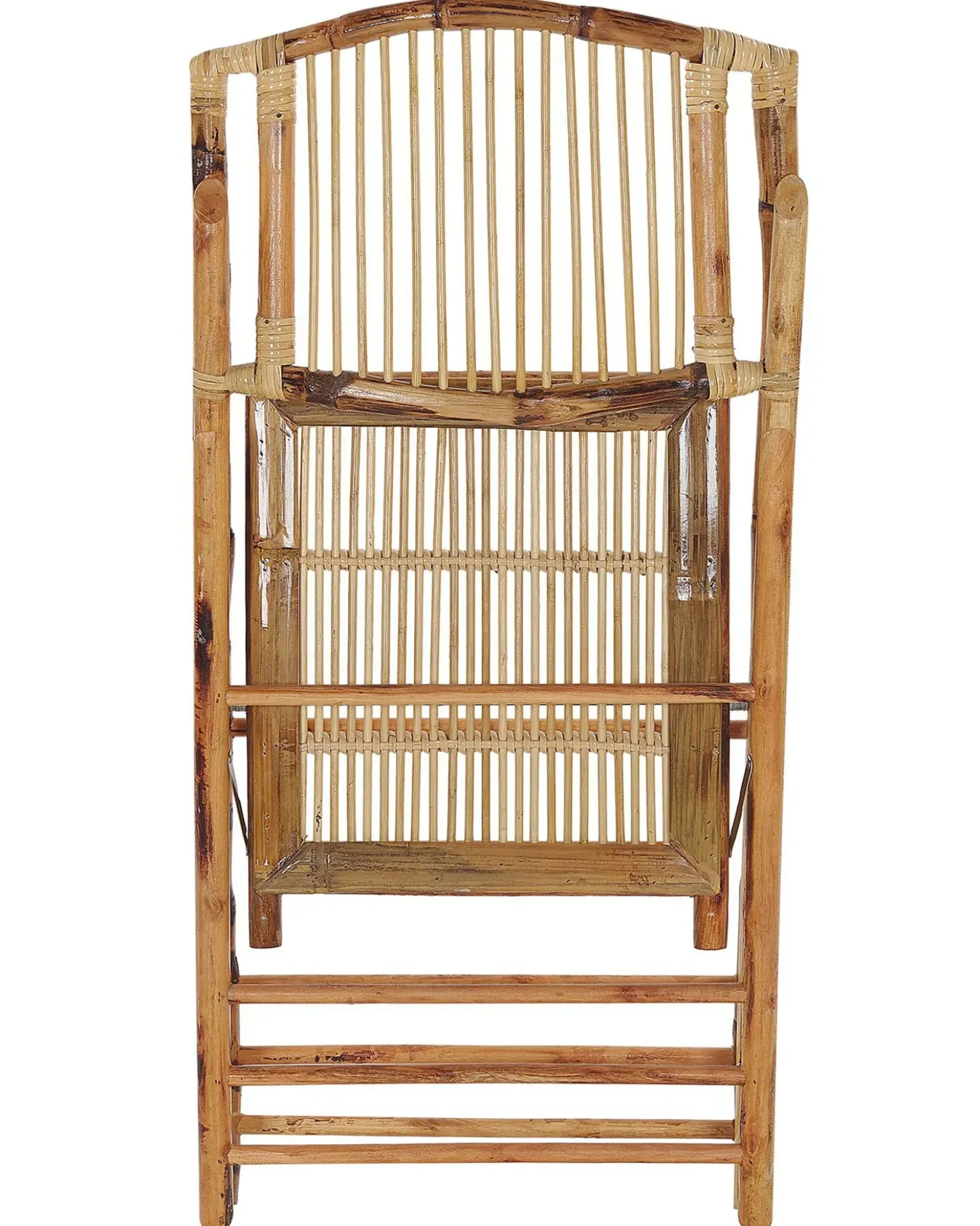 Set di 4 sedie da pranzo Pieghevole TRENTOR Bambù Naturale