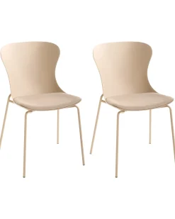 Set di 2 sedie da pranzo PITSBURG Beige