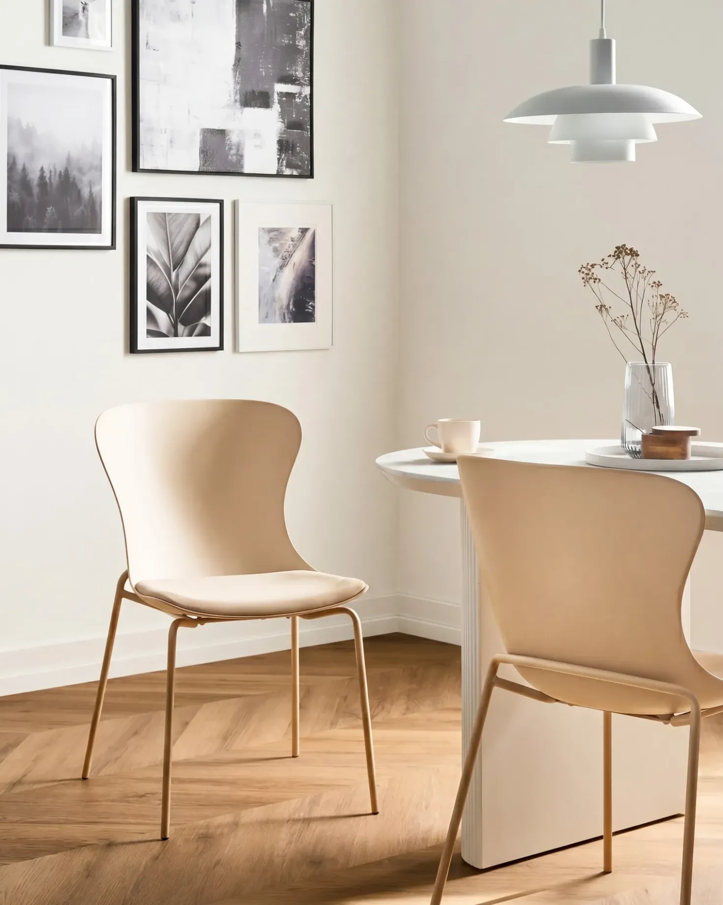 Set di 2 sedie da pranzo PITSBURG Beige