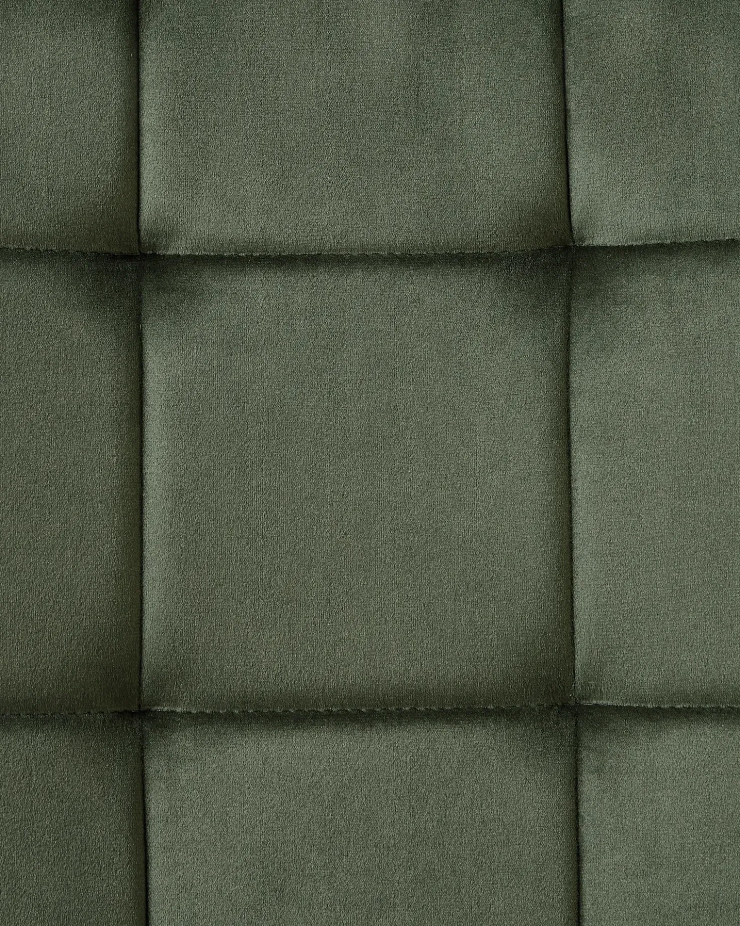 Set di 4 sedie da pranzo POWELL Velluto Verde oliva