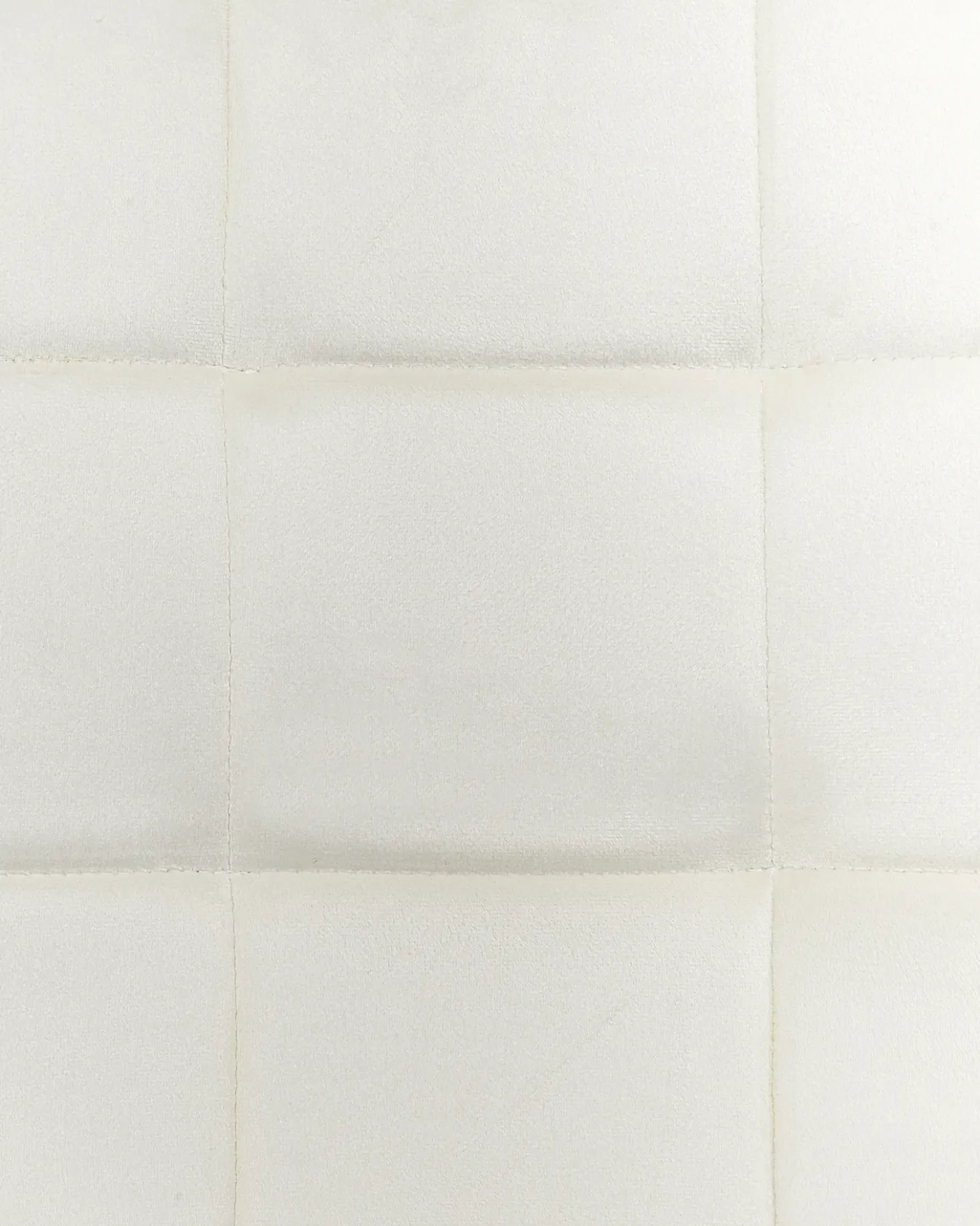 Set di 4 sedie da pranzo POWELL Velluto Bianco sporco