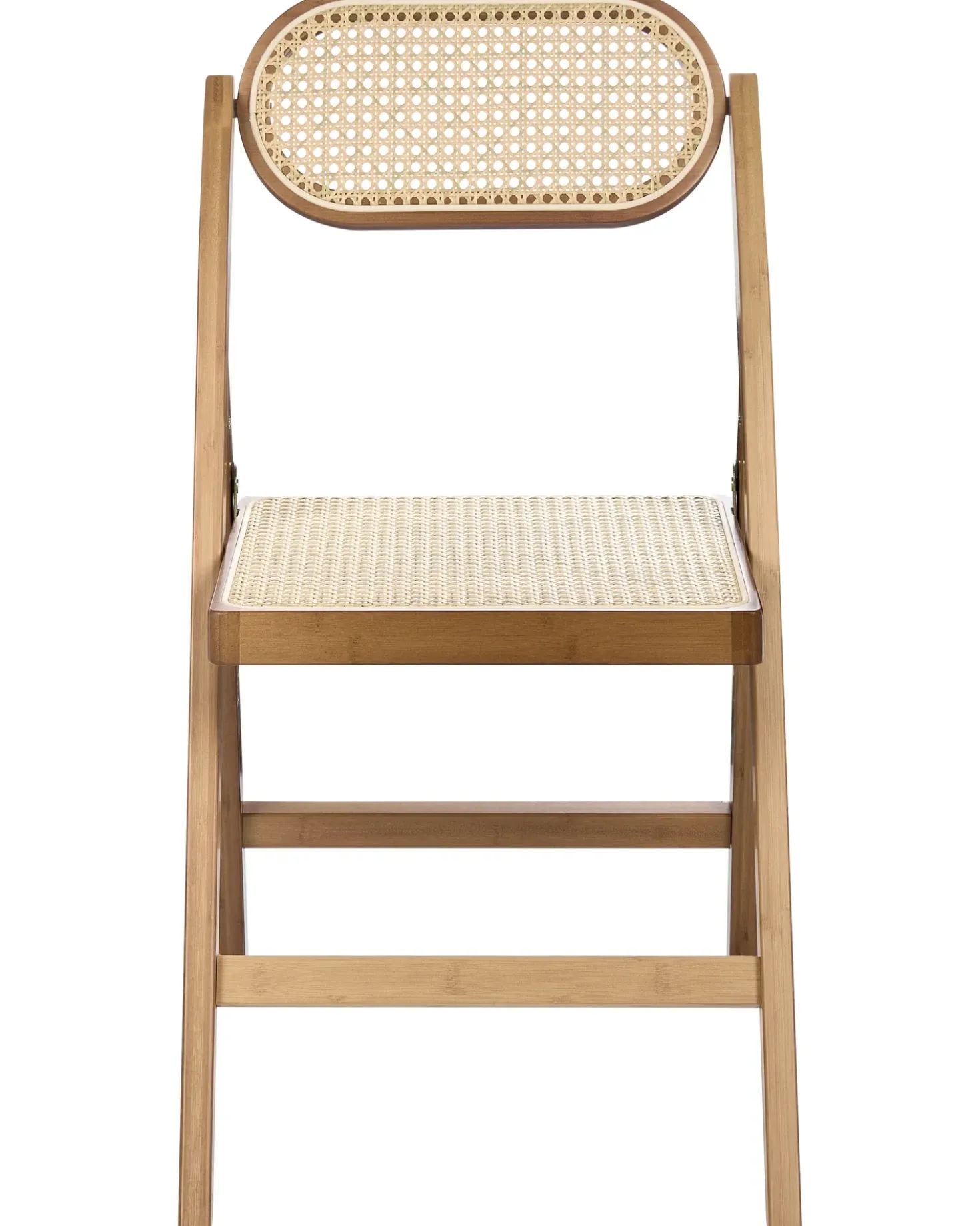 Set di 2 sedie da pranzo Pieghevole ORAISON Bambù Marrone