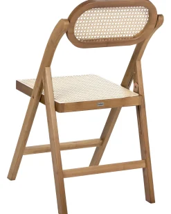 Set di 2 sedie da pranzo Pieghevole ORAISON Bambù Marrone