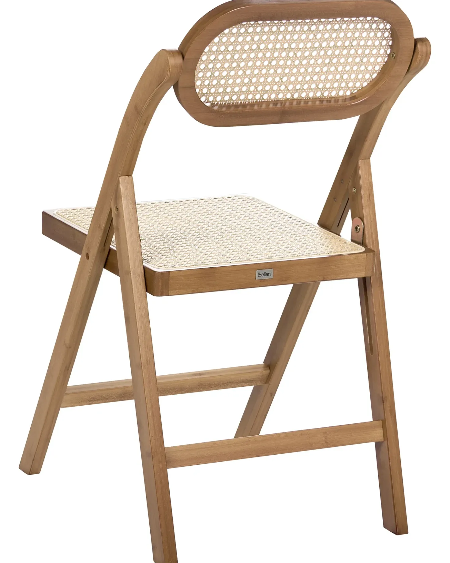 Set di 2 sedie da pranzo Pieghevole ORAISON Bambù Marrone