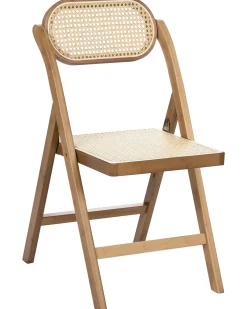 Set di 2 sedie da pranzo Pieghevole ORAISON Bambù Marrone