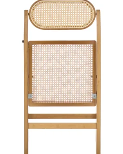 Set di 2 sedie da pranzo Pieghevole ORAISON Bambù Marrone