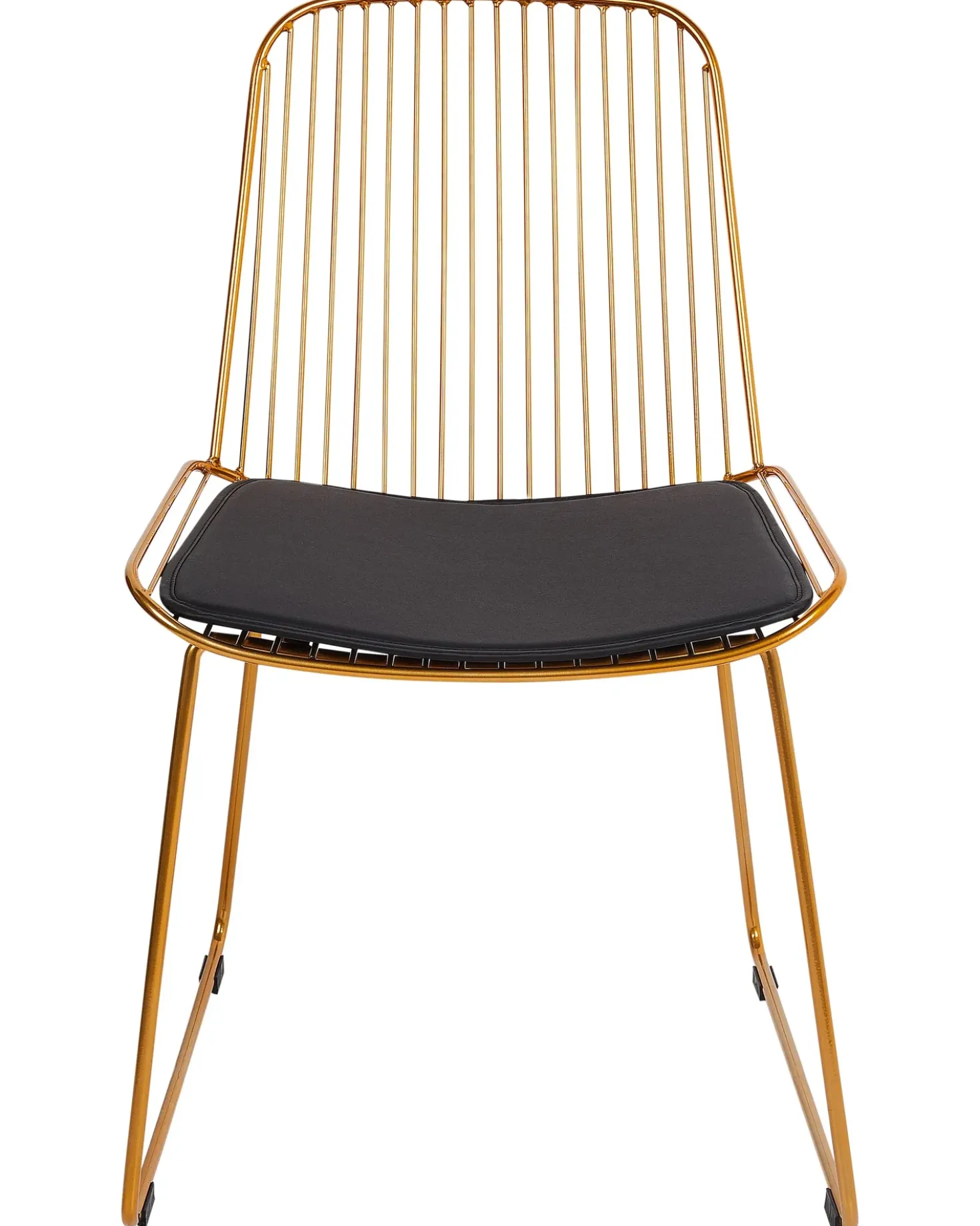 Set di 2 sedie da pranzo PENSACOLA Metallo Oro