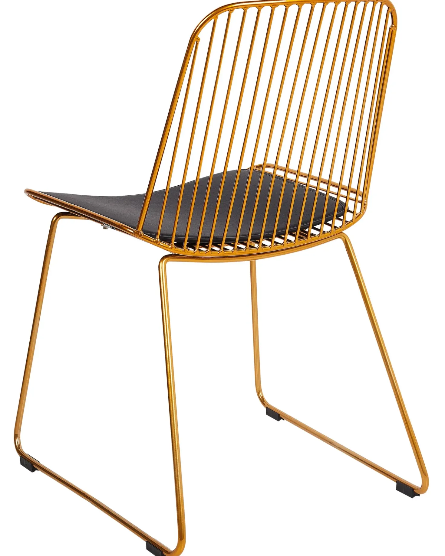 Set di 2 sedie da pranzo PENSACOLA Metallo Oro