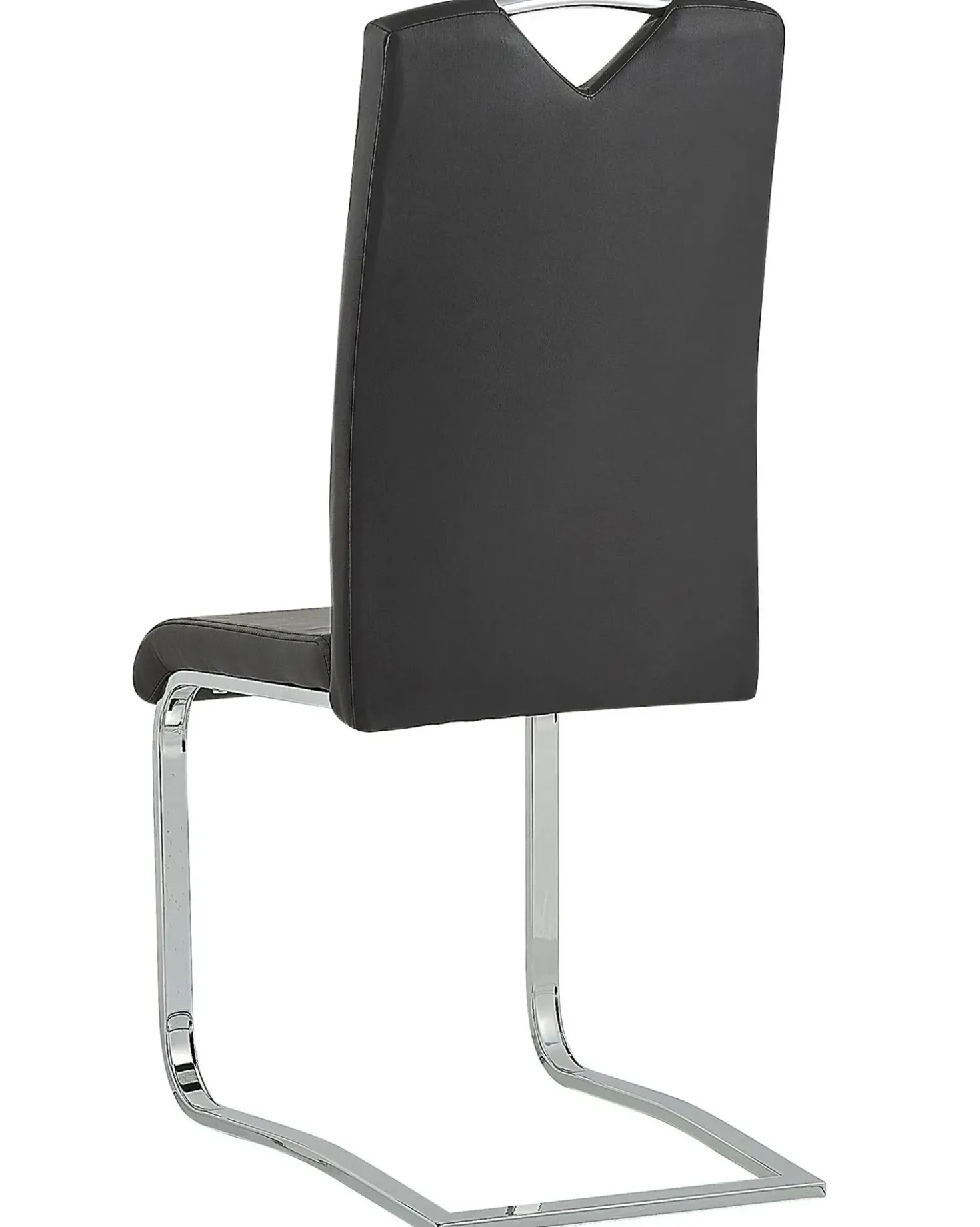 Set di 2 sedie da pranzo PICKNES Pelle sintetica Nero