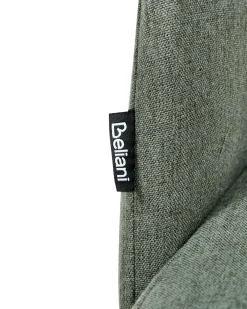 Set di 2 sedie da pranzo PENNY Tessuto Verde scuro