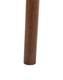 Set di 2 sedie da pranzo PAULINA Legno Marrone/Beige chiaro