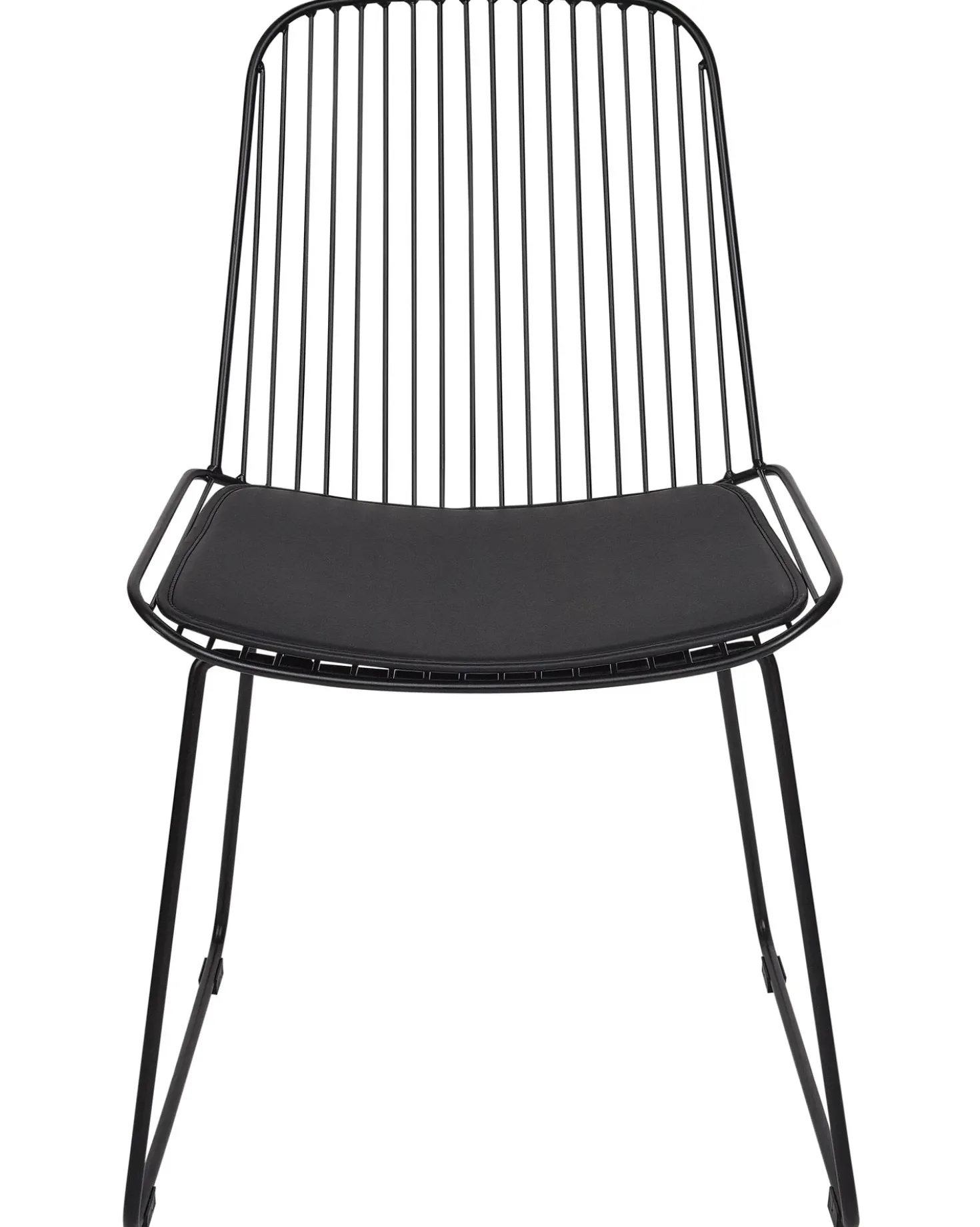 Set di 2 sedie da pranzo PENSACOLA Metallo Nero