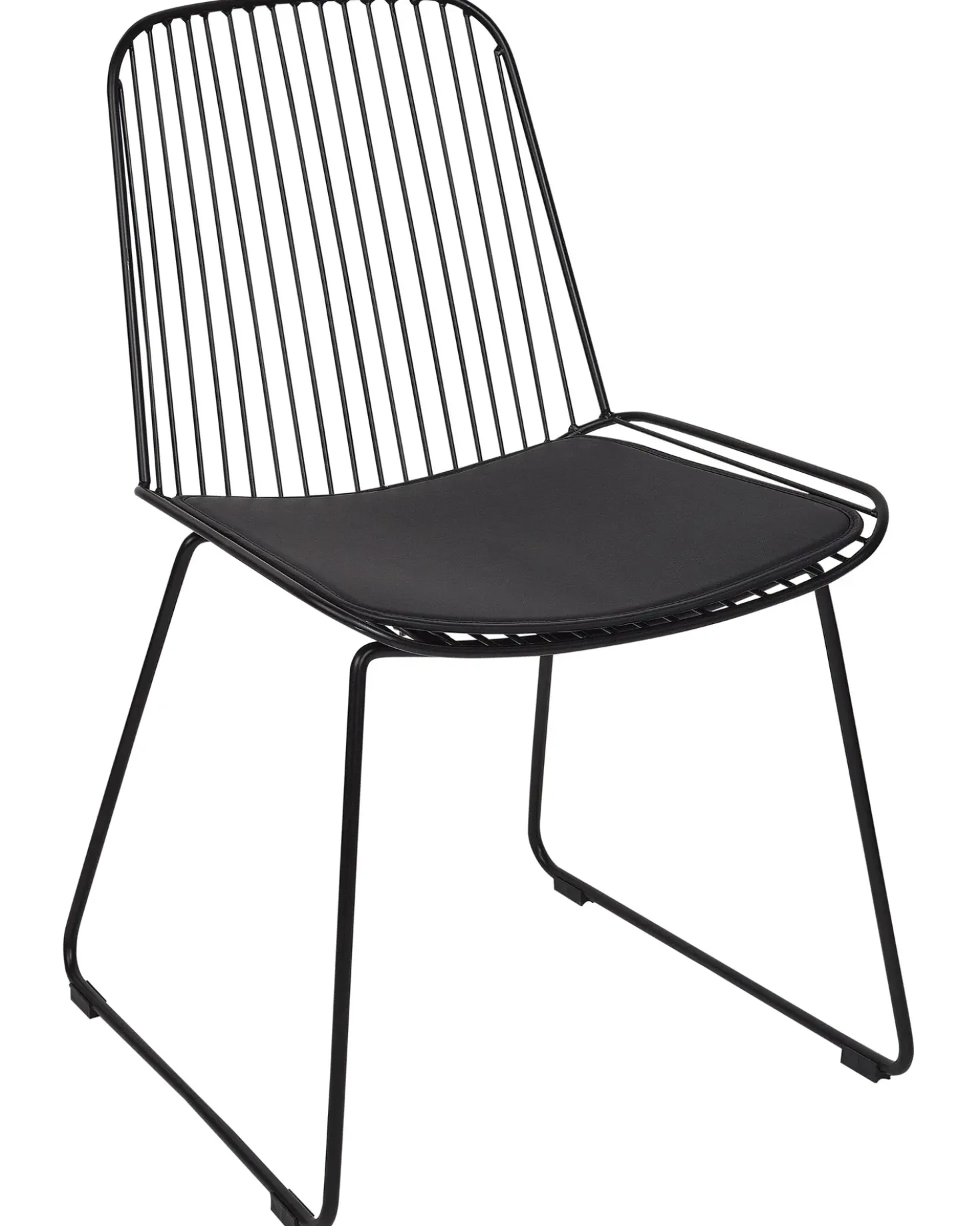 Set di 2 sedie da pranzo PENSACOLA Metallo Nero