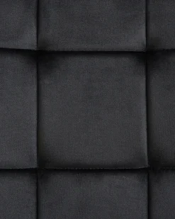 Set di 4 sedie da pranzo POWELL Velluto Nero