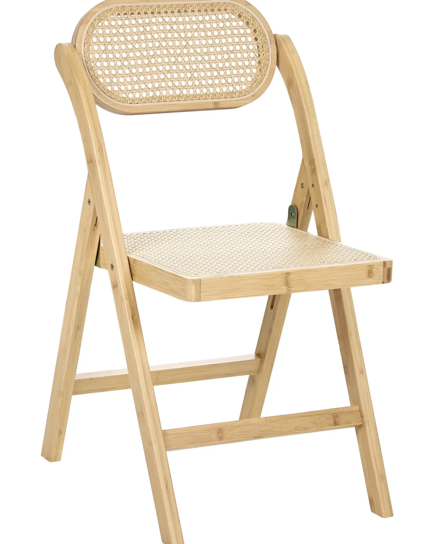 Set di 2 sedie da pranzo Pieghevole ORAISON Bambù Marrone chiaro