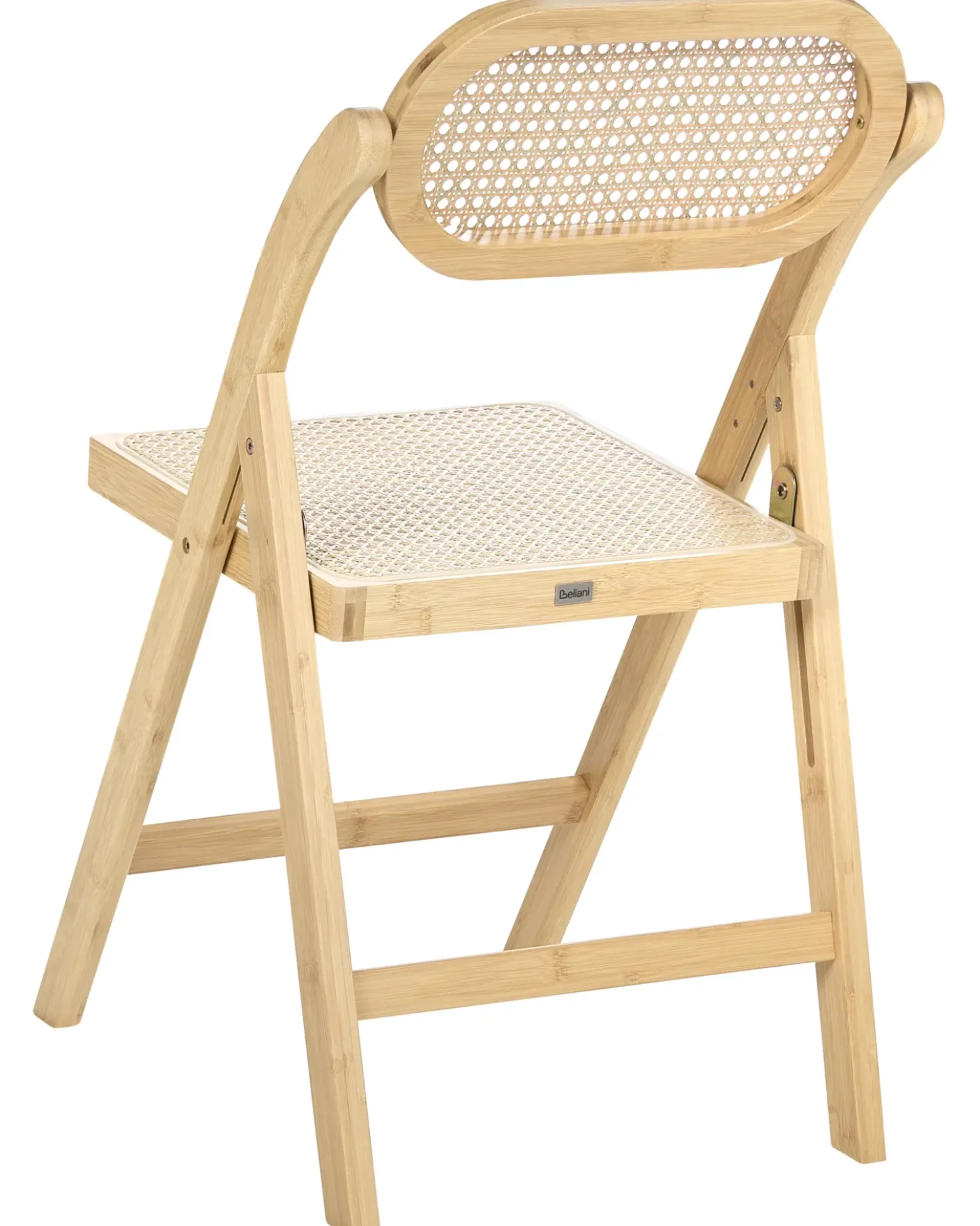 Set di 2 sedie da pranzo Pieghevole ORAISON Bambù Marrone chiaro