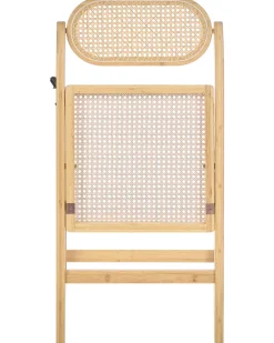 Set di 2 sedie da pranzo Pieghevole ORAISON Bambù Marrone chiaro