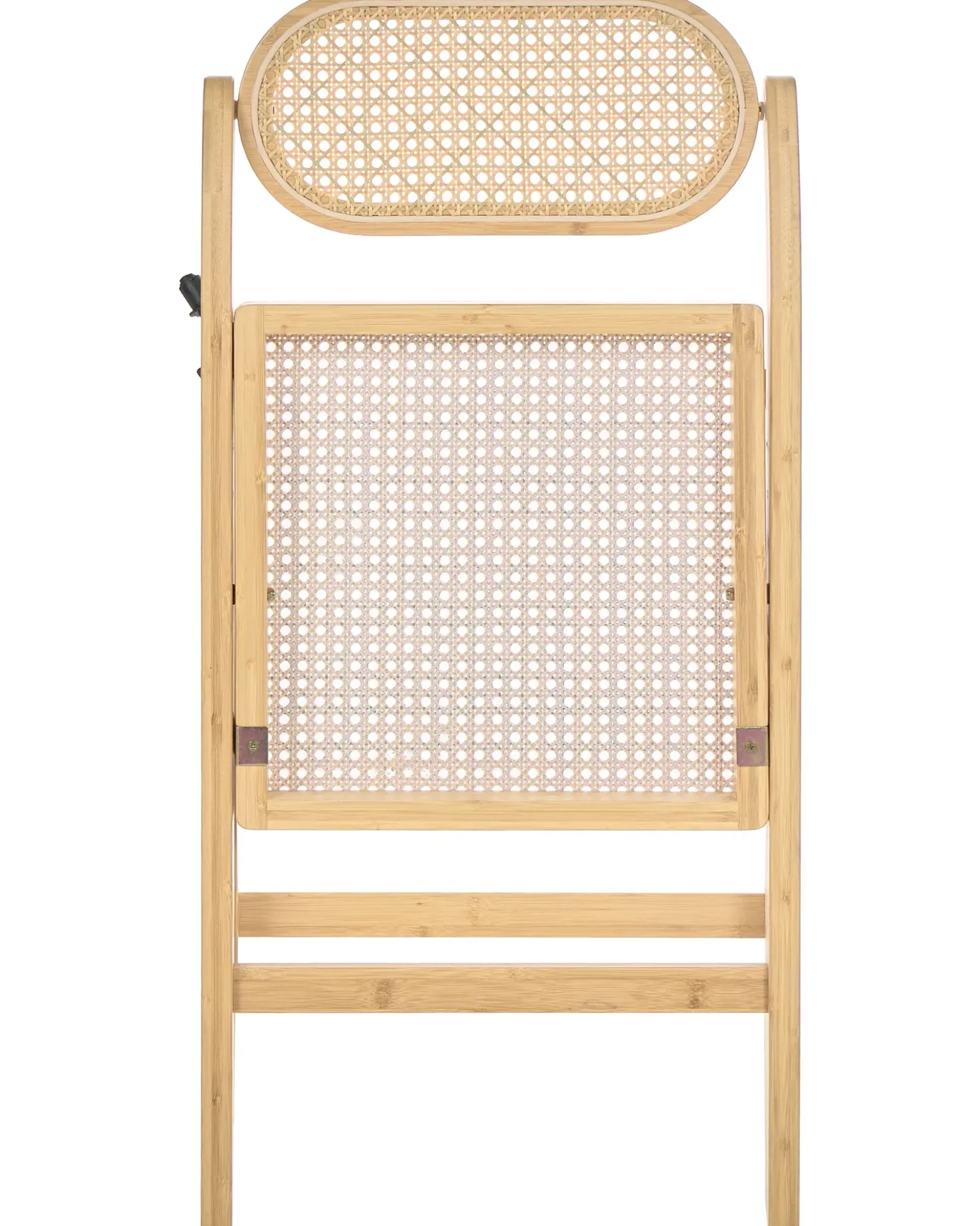 Set di 2 sedie da pranzo Pieghevole ORAISON Bambù Marrone chiaro