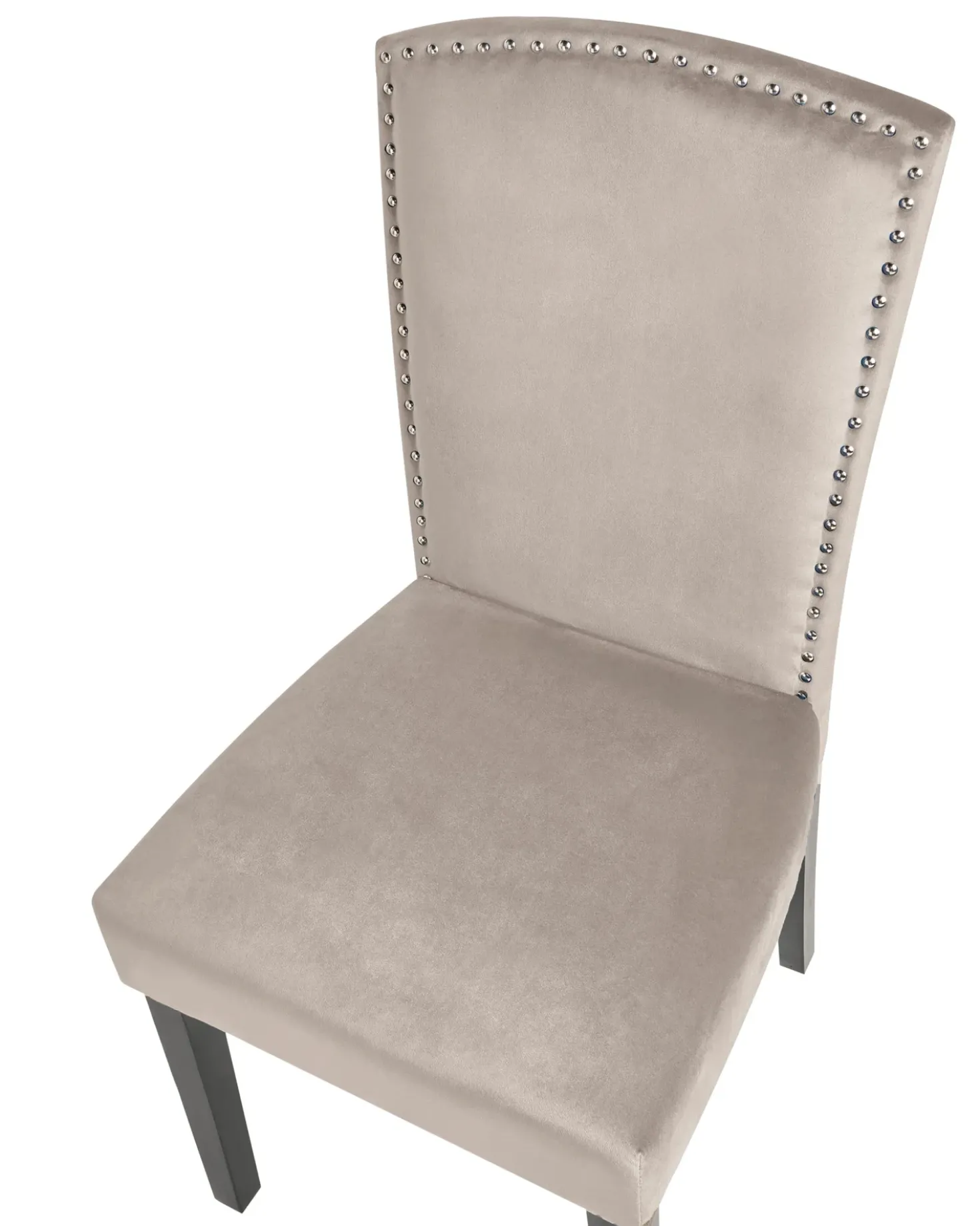 Set di 2 sedie da pranzo PISECO Velluto Grigio