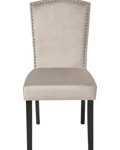 Set di 2 sedie da pranzo PISECO Velluto Grigio