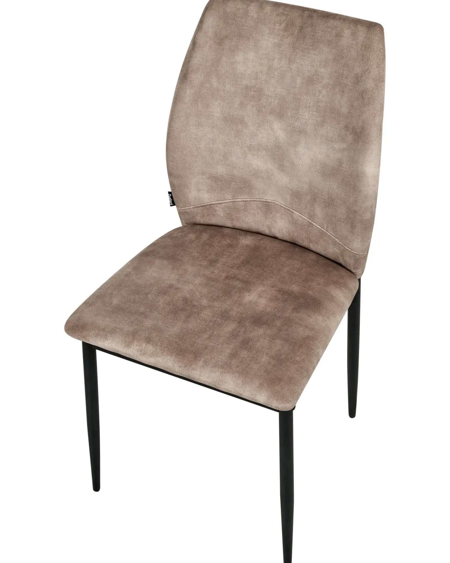 Set di 4 sedie da pranzo ROCHEPORT Tessuto Tortora