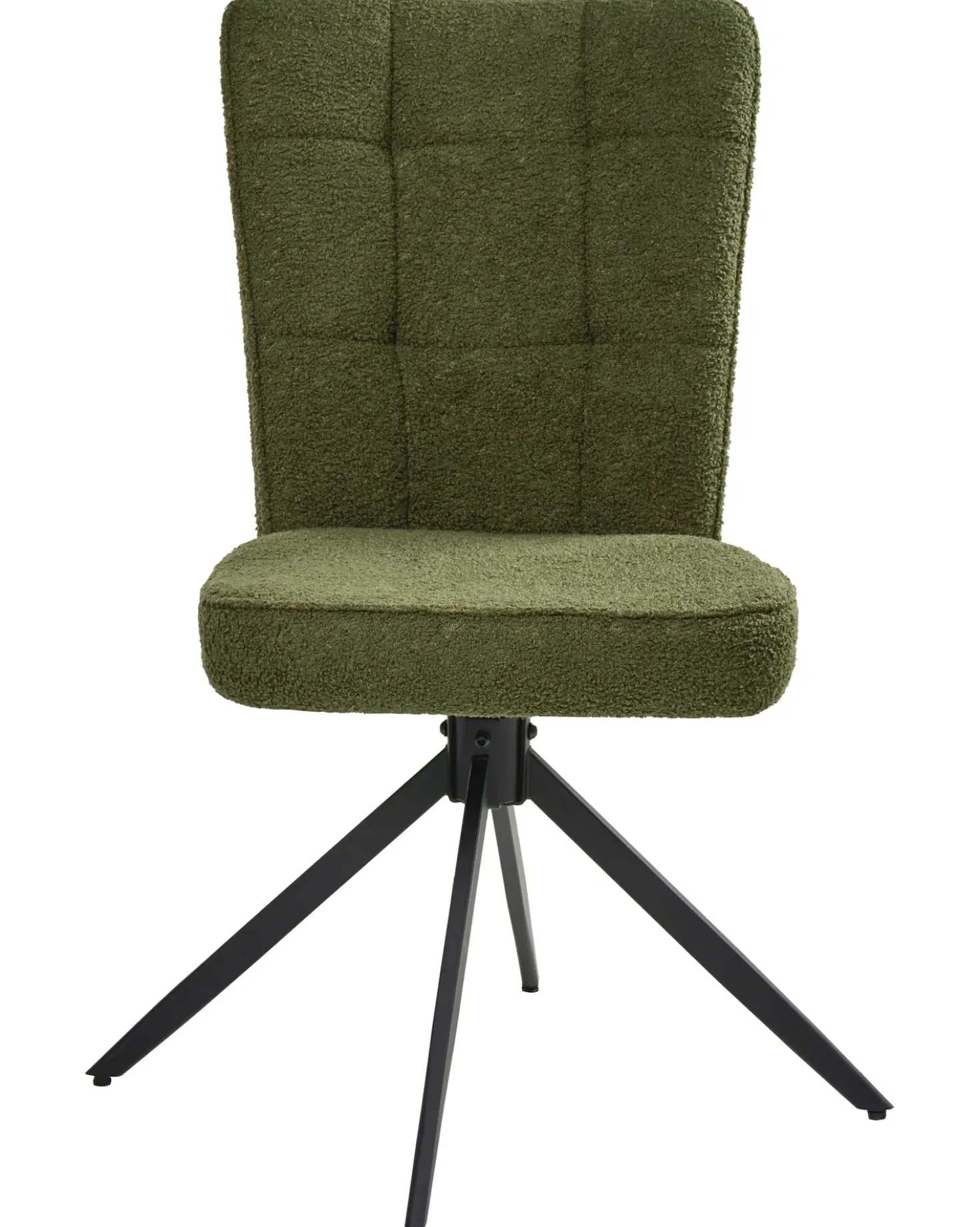 Set di 2 sedie da pranzo RYAN Bouclé Verde