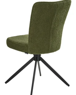 Set di 2 sedie da pranzo RYAN Bouclé Verde