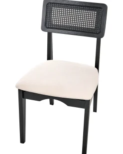 Set di 2 sedie da pranzo RUBONIA Legno Nero